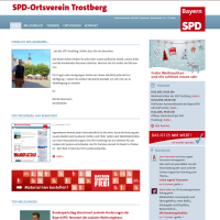 Screenshot der Website